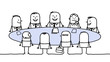 Vector: teamwork & meeting teamwork & meeting