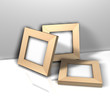 Rahmen Holz Quadrat 3