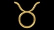 Horoscope:  golden spinning sign of the zodiac – Taurus