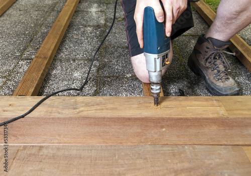 Photo: Holzterrasse bauen Holzterrasse bauen