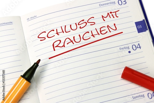 Photo: Kalender Schluss mit Rauchen Kalender Schluss mit Rauchen