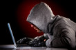 Hacker with laptop