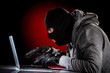 Hacker with laptop