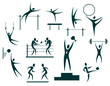 Sport Symbols Set Sport Symbols Set