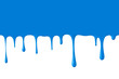 Blue drops on white background