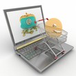 The concept of buying gifts and commodities on the Internet
