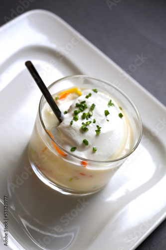 Photo: Verrine, mousse, végétarien, cuisine, gastronomie Verrine, mousse, végétarien, cuisine, gastronomie