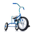 Kids bicycle on white background, isolated path included