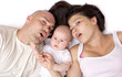 Happy young family