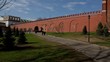Moscow kremlin wall panorama
