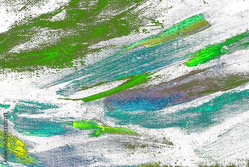 Obraz w ramie abstract painting by oil on canvas, illustration, background