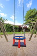 Blue and red swing
