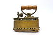 Old irons isolated