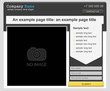 Vector: Web site template Web site template