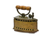 Old irons isolated