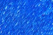 Blue Rain - Color of Abstract Art and Background