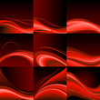 Vektor: Red waves Red waves