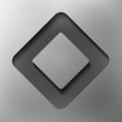 quadrangle, abstract icon, vector style