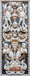 Palermo -  Detail from  La chiesa del Gesu