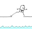 jumping man