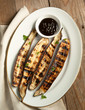 Photo: Grilled Asian long eggplant with Hoisin sauce Grilled Asian long eggplant with Hoisin sauce