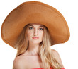 Portrait of young beautiful woman in hat