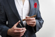 businessman with handkerchief