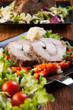 Pork roast with vegetable