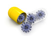Virus in capsule.