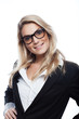 Pretty blond businesswoman