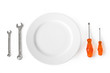 Plate With Wrenches And Screwdrivers