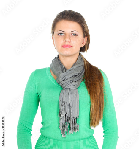 Photo: Portrait of a confident young woman standing Portrait of a confident young woman standing