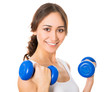 Pretty fitness woman