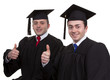 Two graduates together