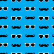 Sunglasses&moustache pattern