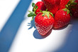 Foto: Some fresh strawberry isolated on white background Some fresh strawberry isolated on white background