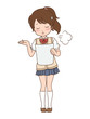 女の子/ため息