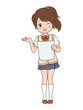 女の子/案内