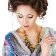 Beautiful young woman portrait
