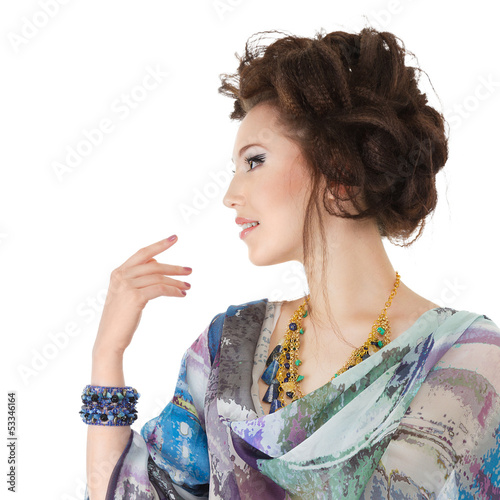 Photo: Beautiful young woman portrait Beautiful young woman portrait