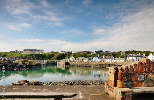 Photo: Portpatrick harbour on a summer day Portpatrick harbour on a summer day