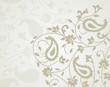 wedding card design, paisley floral design , India