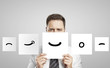 paper with smile