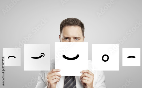 Photo: paper with smile paper with smile