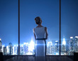 woman standing in office