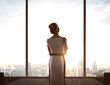 businesswoman in office
