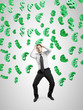 falling dollar and euro signs