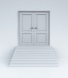 Illustration: closed doors closed doors