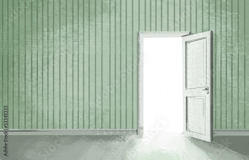 Illustration: drawing green room drawing green room