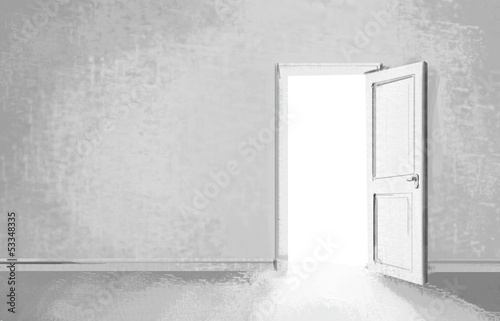 Illustration: drawing gray room drawing gray room